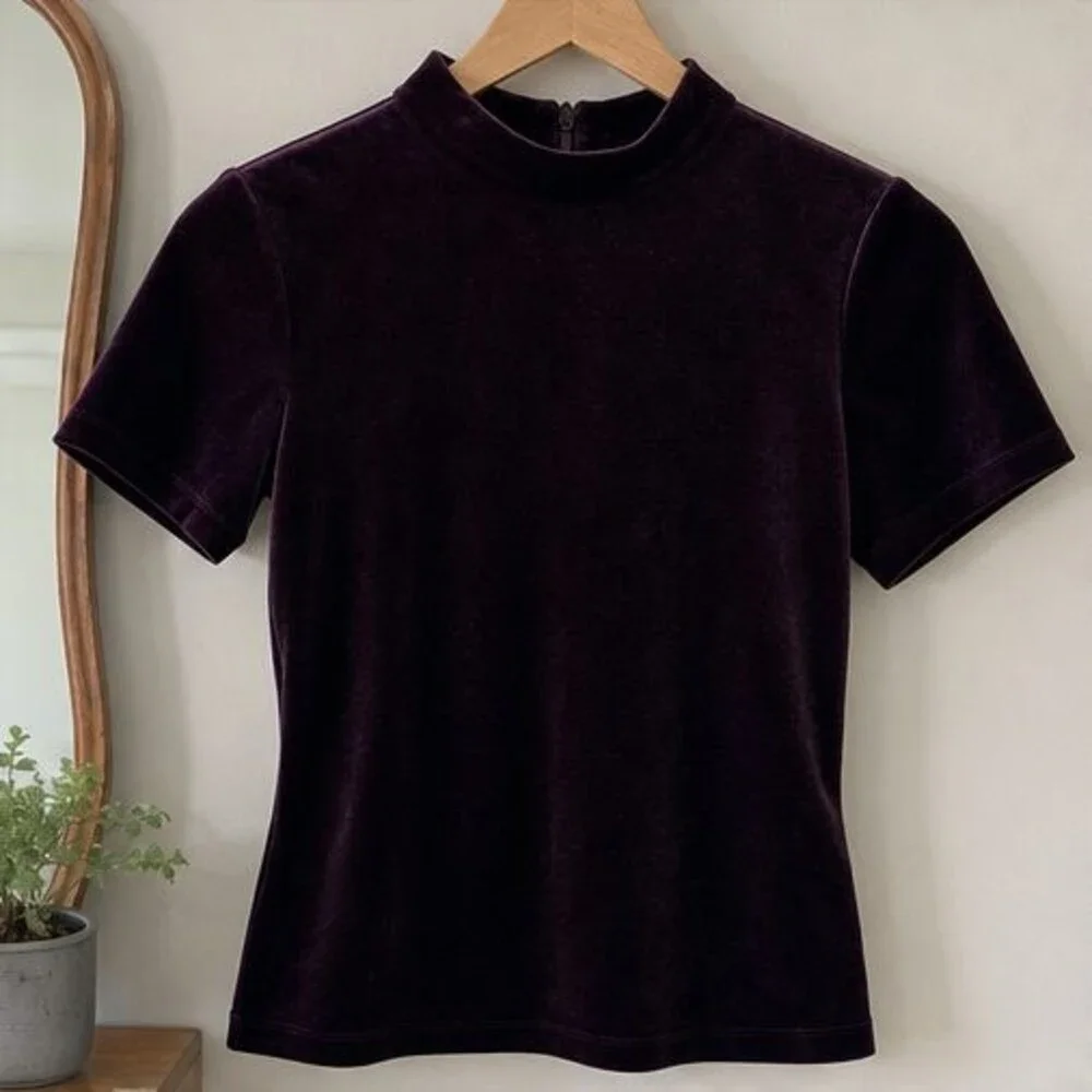 Cream V Neck Top